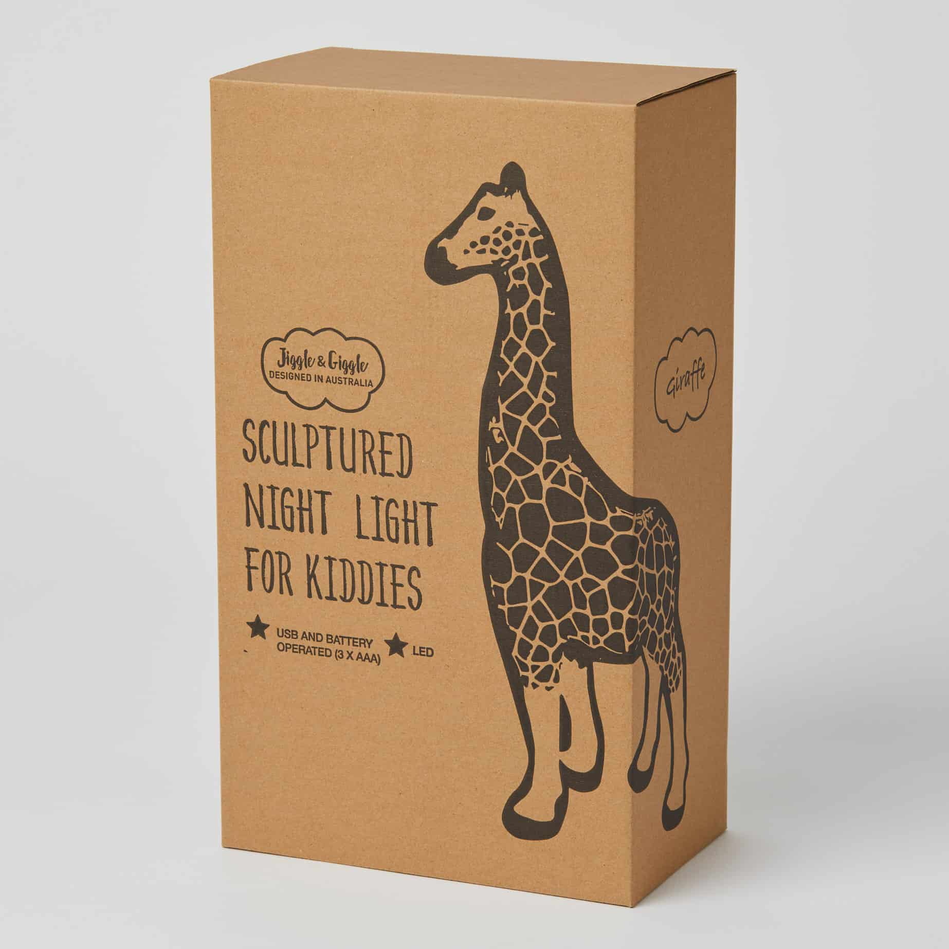 Jiggle & Giggle Giraffe Night Light for Kids - Cute Animal Nursery Lamp for Bedroom, Baby Room Decor & Sleep Aid | Perfect for Bedtime Stories, Nighttime Comfort & Children's Room Ambiance