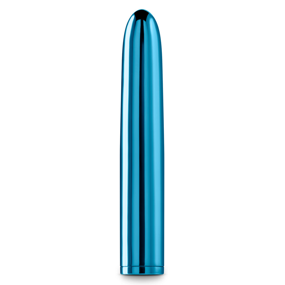 Chroma 7 Rechargeable Metallic Multispeed Straight Vibrator - Powerful Personal Massager for Relaxation & Intimate Pleasure - Perfect for Home Use & Couples Play