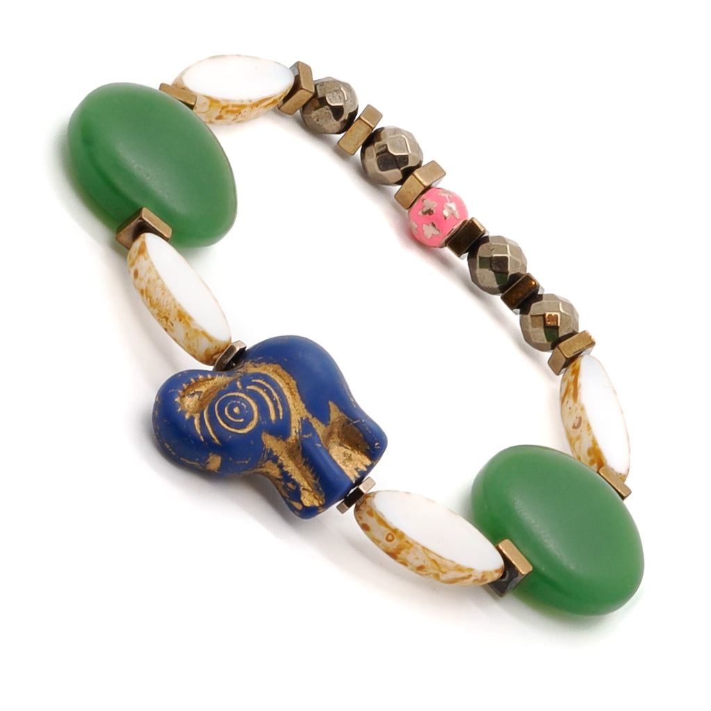 Stylish Purple Elephant Charm Bracelet for Women - Elegant Boho Jewelry Gift for Her | Perfect for Parties, Holidays & Everyday Wear