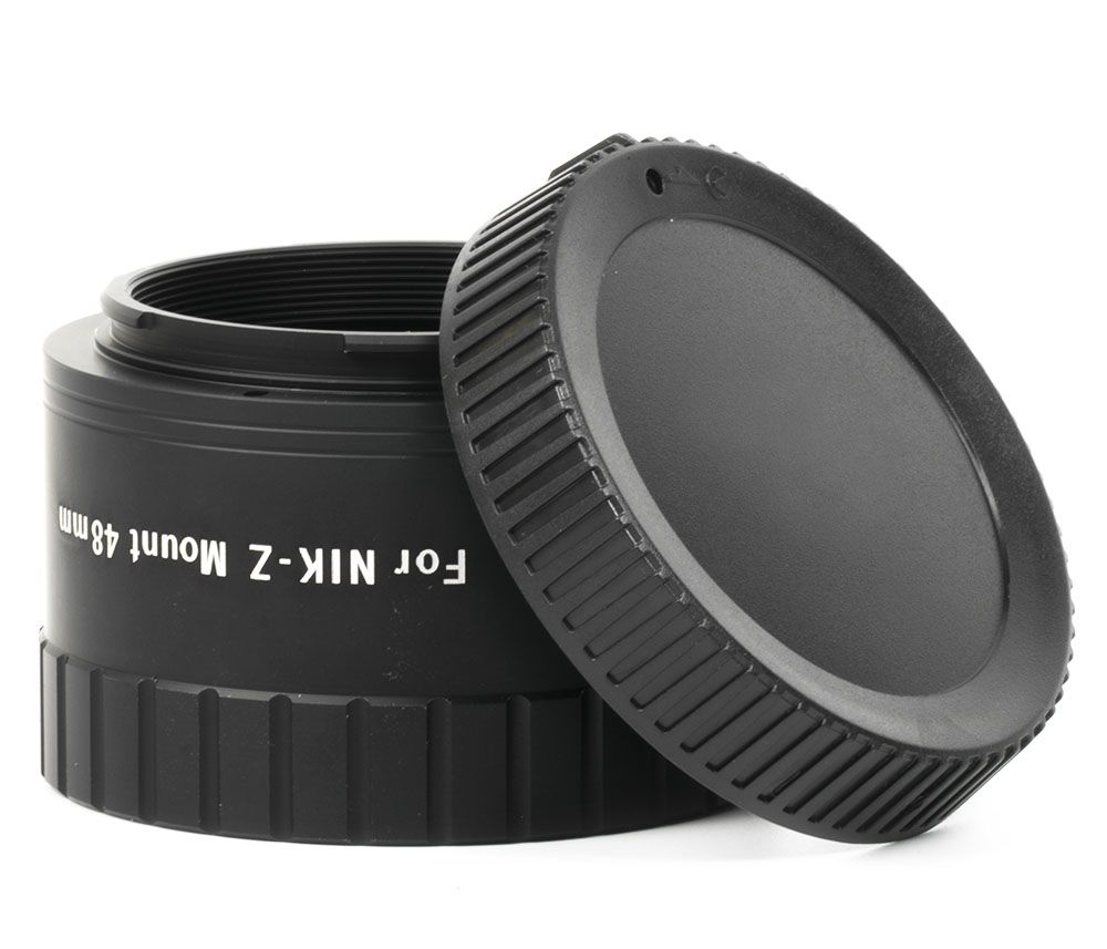 48mm T Mount Adapter for Nikon Z Mirrorless Cameras - Compatible with Z5, Z6, Z7 Series - Perfect for Astrophotography & Telescope Photography