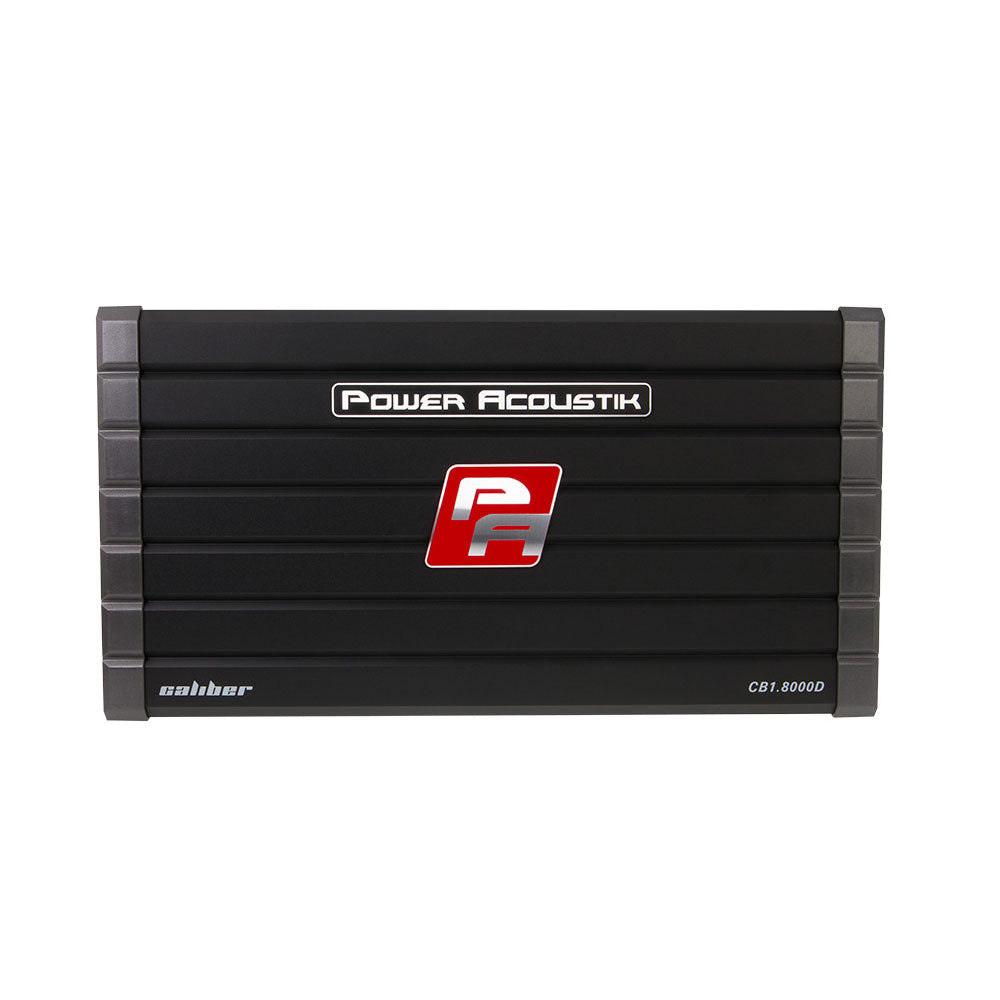 Power Acoustik CB1 8000D 8000W Peak (4000W RMS) Class D Monoblock Car Amplifier - 1 Ohm Stable, High Power Audio for Subwoofers - Perfect for Car Audio Systems & Bass Enthusiasts