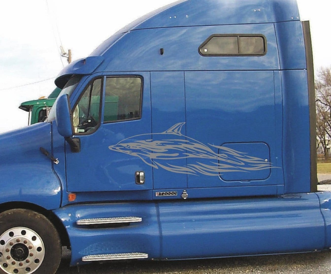 Premium Dolphin Vinyl Cut Side Decals for Boats & Semi Trailers - Waterproof & UV Resistant Decorative Stickers for Marine & Truck Customization