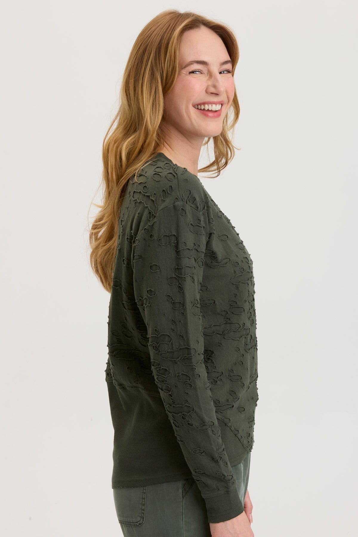 Pugh Women's Long Sleeve T-Shirt - Soft Cotton Casual Top for Everyday Wear | Perfect for Work, Outfits & Layering