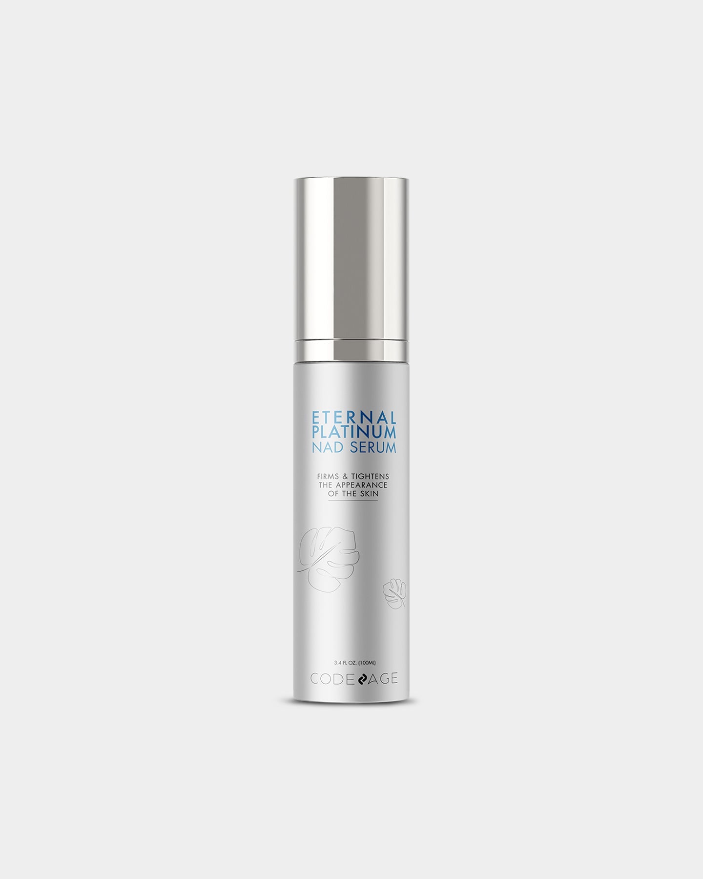 Codeage Eternal Platinum NAD+ Serum for Anti-Aging & Skin Rejuvenation - Best for Wrinkles, Fine Lines & Youthful Glow | Day & Night Facial Treatment