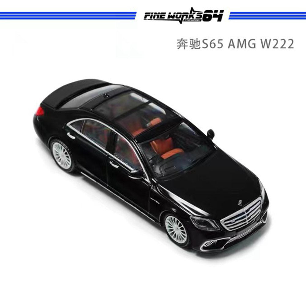 1:64 Mercedes Benz S65 AMG W222 Diecast Model Car - Limited Edition Collectible Toy for Adults & Kids - Perfect for Display, Gifts, and Car Enthusiast Collections