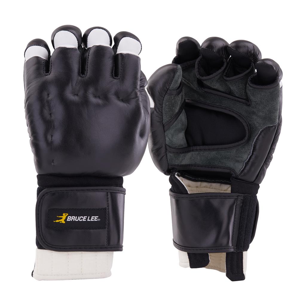 Bruce Lee Jeet Kune Do (JKD) Training Gloves - Martial Arts Sparring & Fitness Workout Gear for MMA, Boxing, and Self-Defense Practice
