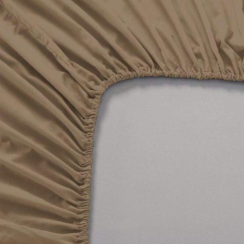Luxury 600 Thread Count Queen Size Fitted Sheet - Soft & Breathable Solid Sage Green Bed Sheet for Comfortable Sleep | Perfect for Master Bedroom, Guest Room & Vacation Homes