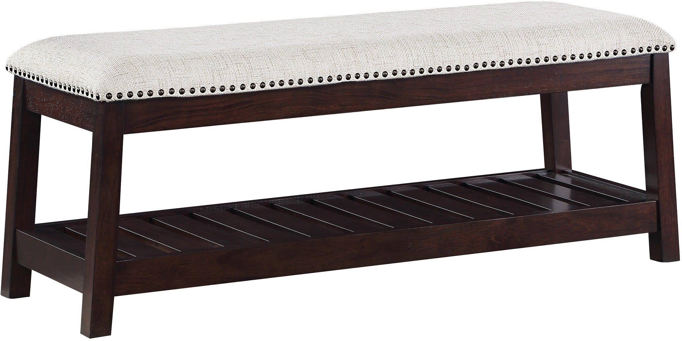 Office Star Lauderdale 48-Inch Bench [LDR] - Durable Office & Home Seating Solution for Waiting Areas, Entryways & Conference Rooms