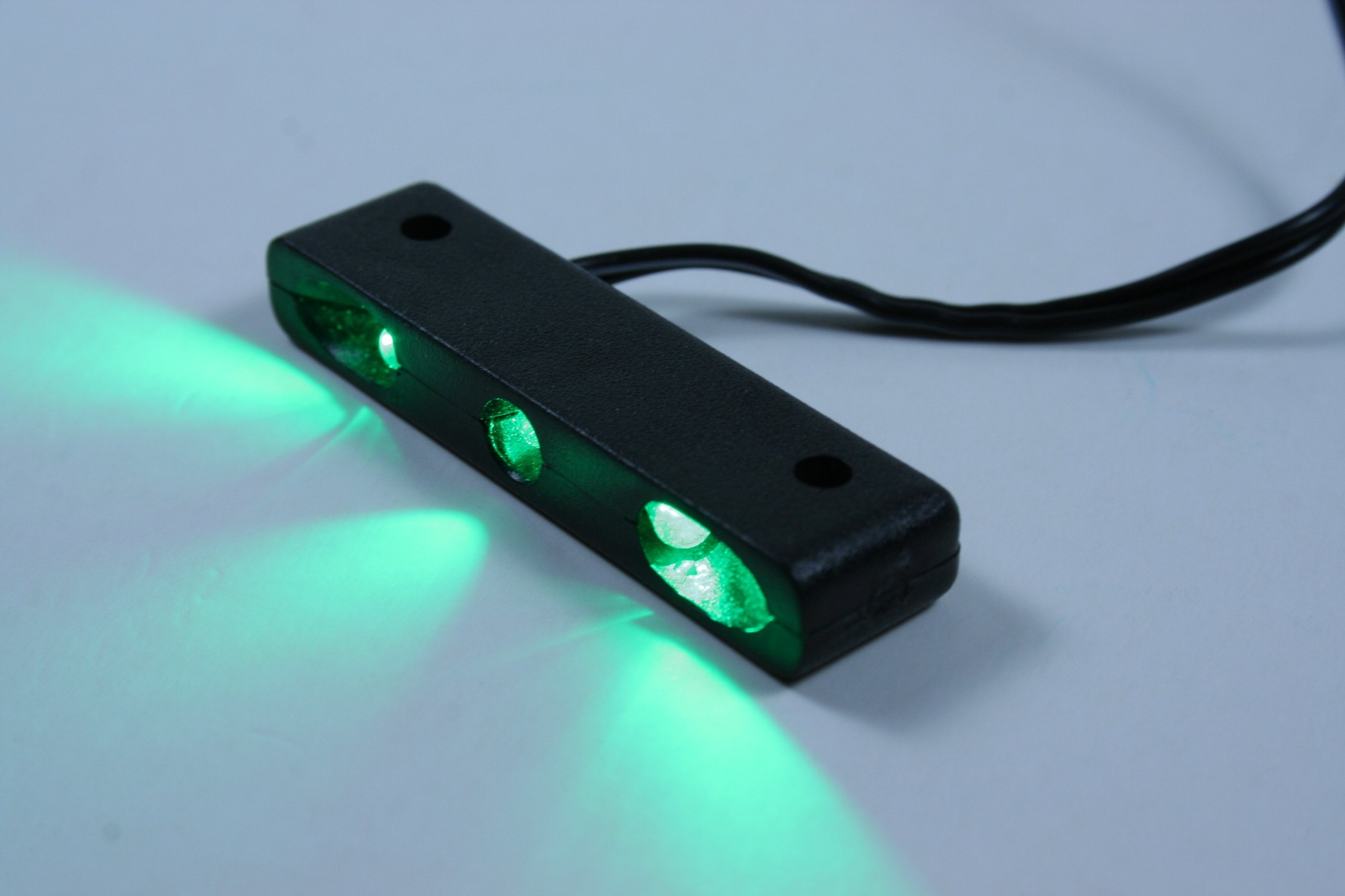Green LED Map Light for Auto, Airplane, RV & Boat - Interior Cabin & Cockpit Lighting | Durable & Energy-Efficient for Night Driving, Travel & Marine Use