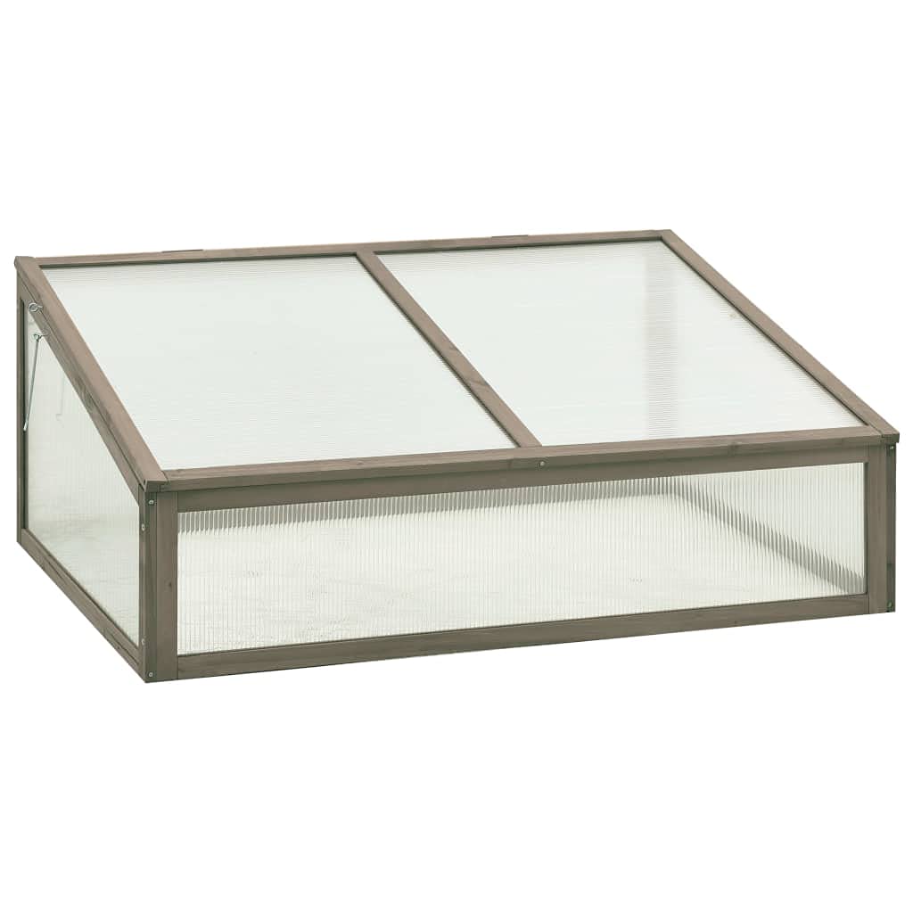 Premium Solid Firwood Greenhouse with Polycarbonate Board – Durable, Sturdy Frost Protection Garden Greenhouse for Plants, Flowers & Vegetables | Perfect for Backyard, Patio & All-Season Gardening