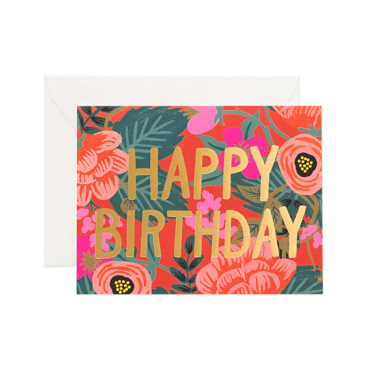 Beautiful Poppy Flower Birthday Greeting Card - Perfect for Birthdays, Anniversaries & Special Occasions