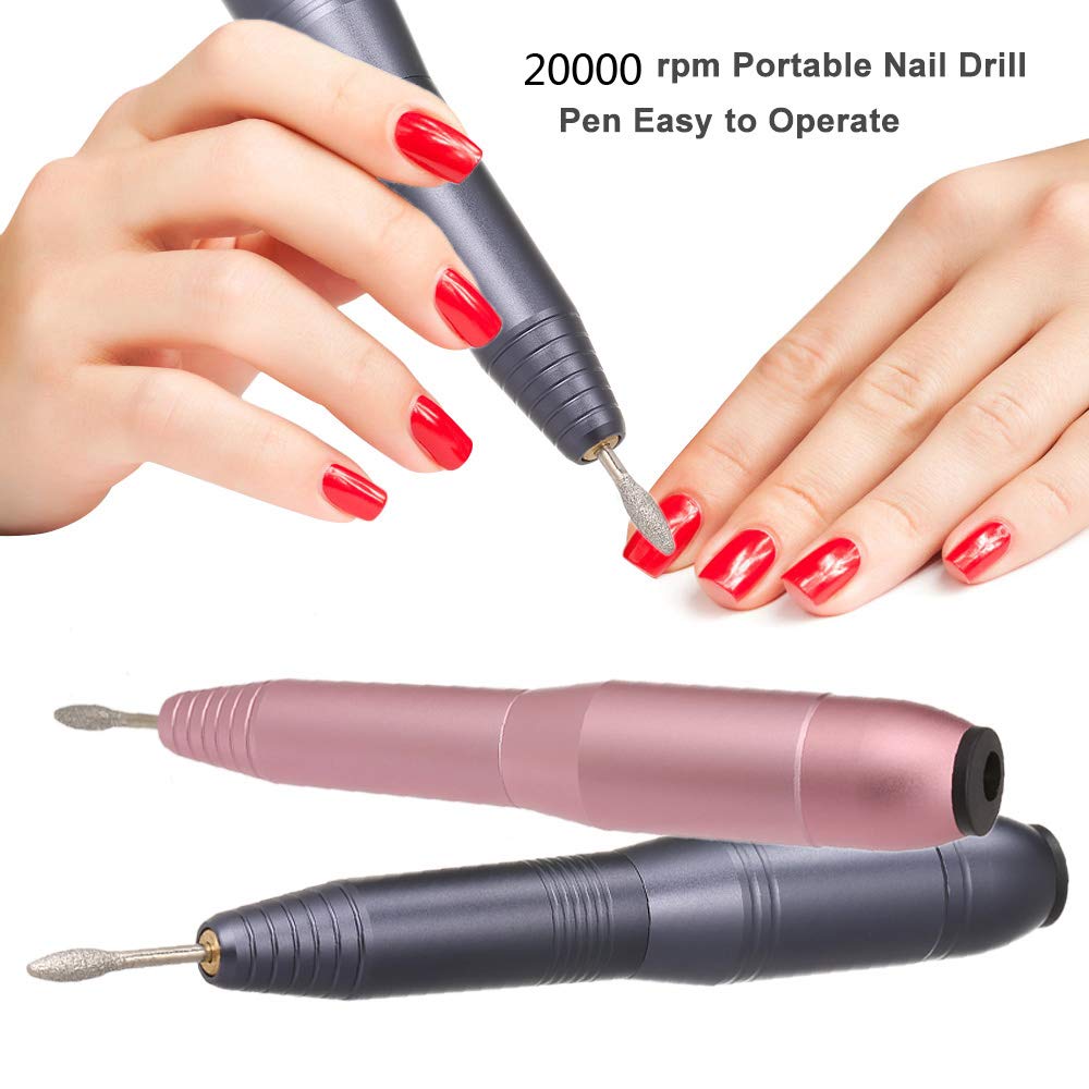 20000RPM Professional Electric Nail Drill Pen - High Speed Manicure & Pedicure Tool for Gel Polish Removal, Nail Filing, Sanding & Shaping | Perfect for Home Salon, Nail Techs & DIY Beauty Care