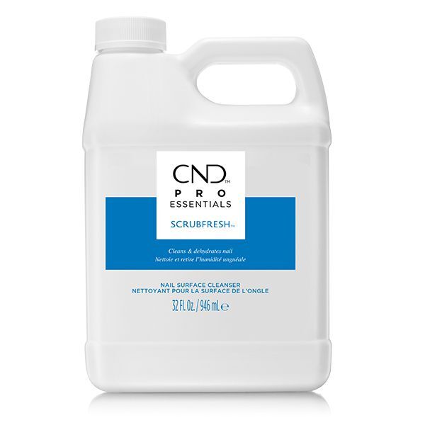 CND Scrubfresh 32 oz - Nail Prep & Dehydrator Solution for Professional Manicures & Pedicures - Perfect for Salon, Spa & At-Home Nail Care