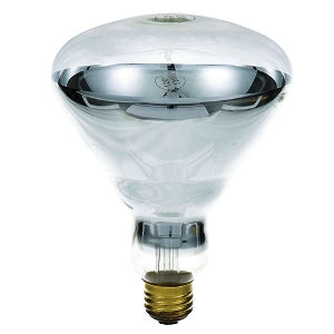 250W 120V Infrared Heat Lamp Bulb - Clear IR Coated for Reptiles, Chickens & Pet Warming - NRE #120265 - Perfect for Terrariums, Coops & Indoor Heating