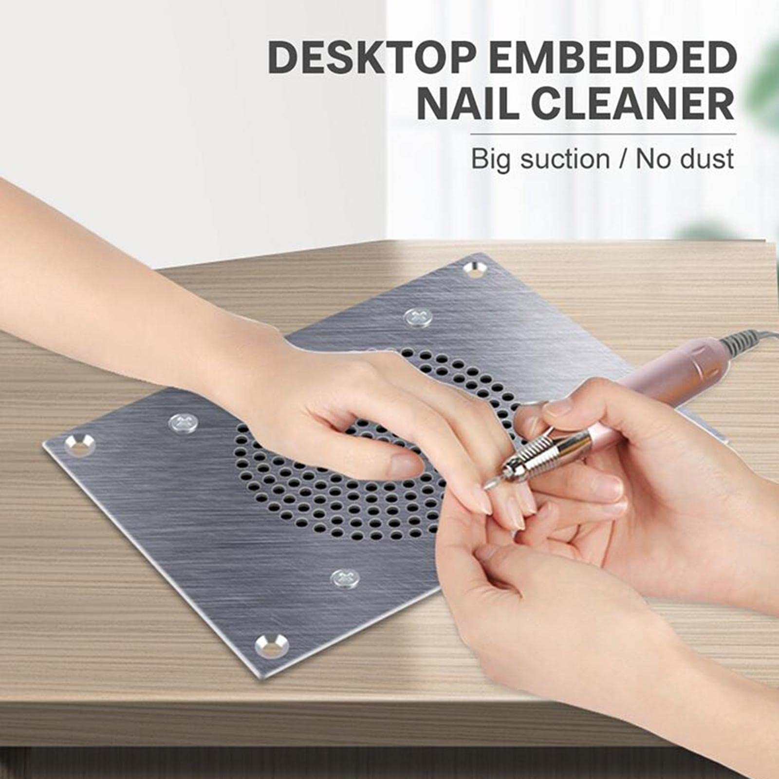 MYADDICTION Nail Dust Collector Vacuum - Professional Nail Dust Extractor for Nail Art, Manicure & Pedicure - Portable Dust Suction Machine for Nail Salons & Home Use - 220V EU Plug - Perfect for Nail Technicians & DIY Enthusiasts