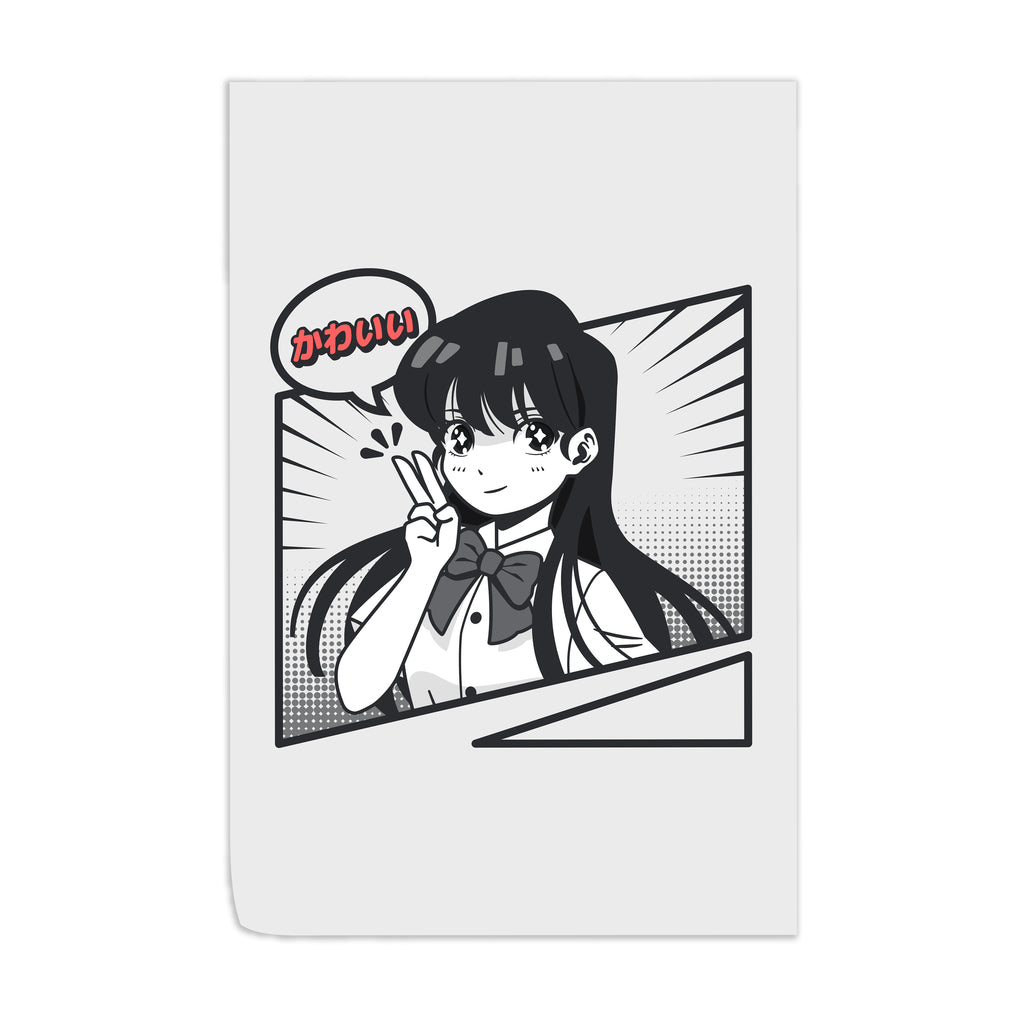 Anime Girl Pop Art Wall Decor - Vibrant Canvas Print for Bedroom, Living Room & Office - Perfect Gift for Anime Fans & Art Lovers