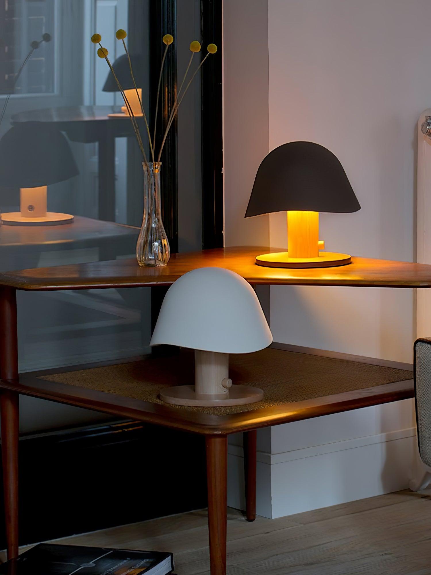 Elegant Mushroom-Shaped Table Lamp - Soft Glow Night Light for Bedroom, Living Room & Nursery - Perfect for Cozy Ambiance & Relaxation
