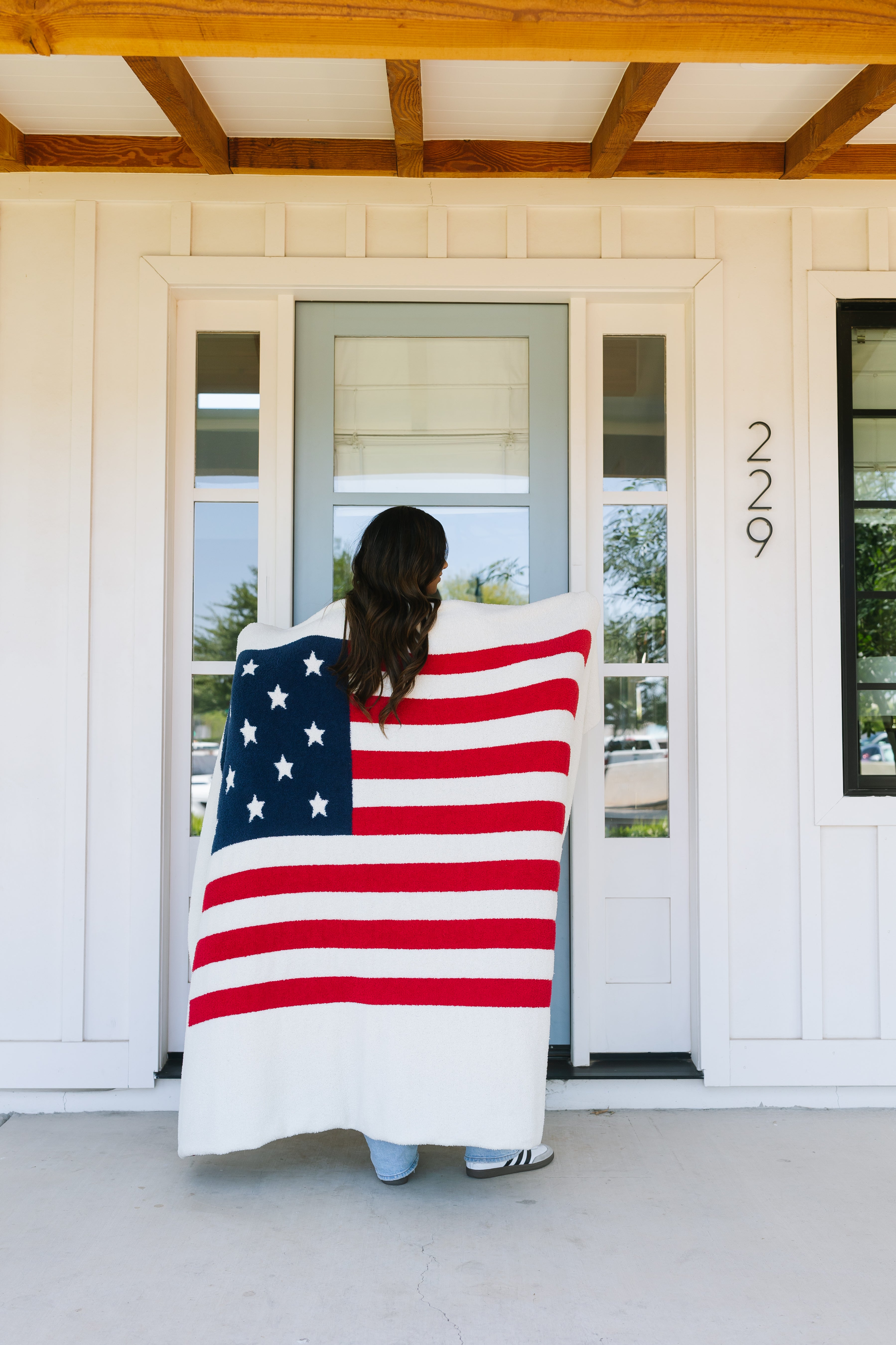 American Flag Home Decor - Patriotic Red USA Flag for Wall, Outdoor & Indoor Use - Perfect for 4th of July, Memorial Day & Veterans Day Celebrations