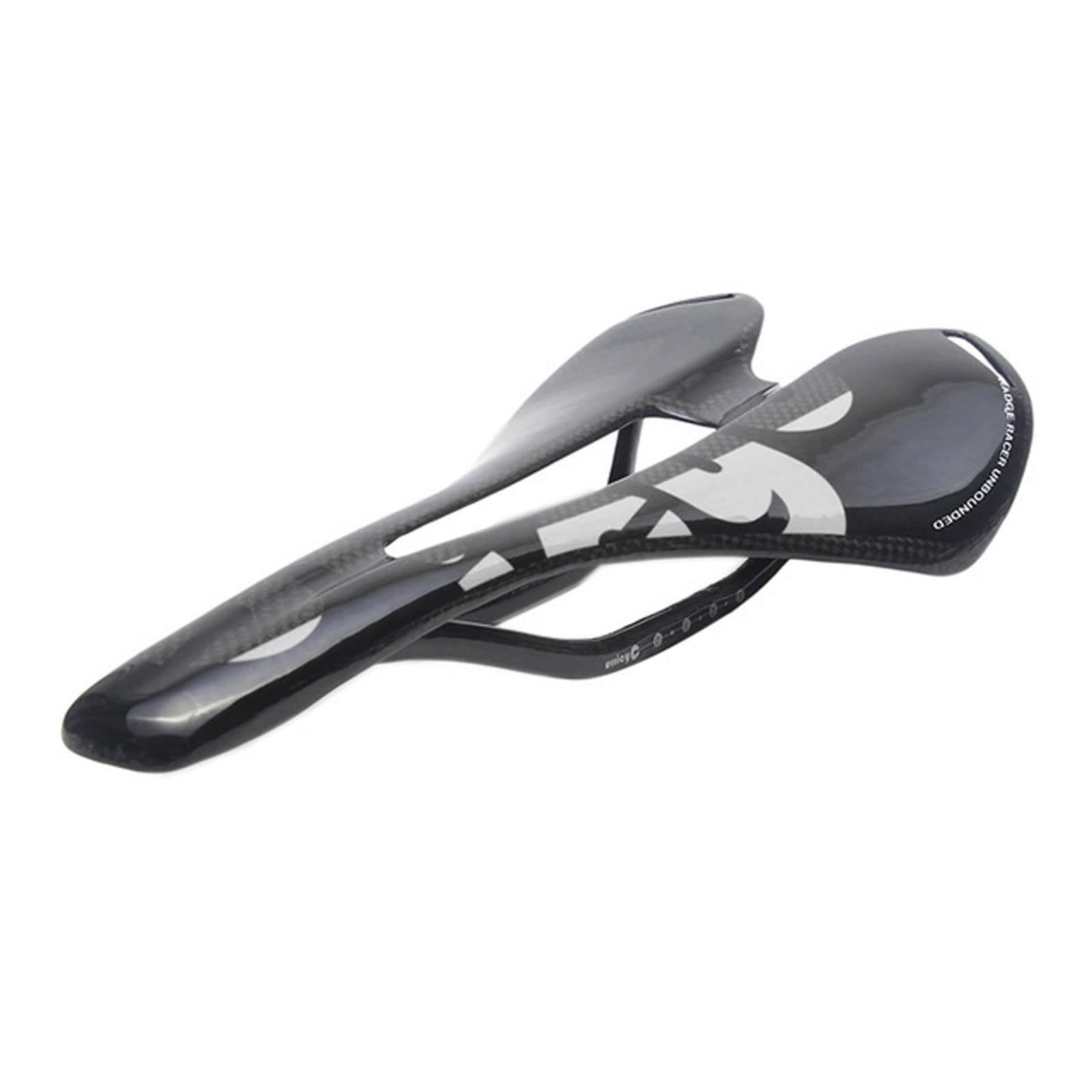Lightweight 3K Carbon Fiber Bike Saddle - Comfortable Road Bike Seat Cushion for MTB, Mountain Bike & Exercise Bike | Perfect for Long Distance Cycling, Commuting & Indoor Training