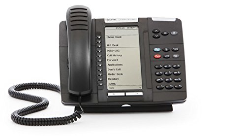 Mitel 5320e IP Phone - Non Backlit Business VoIP Telephone with HD Voice (Part# 50006474) - Ideal for Office, Call Center & Remote Work Communications