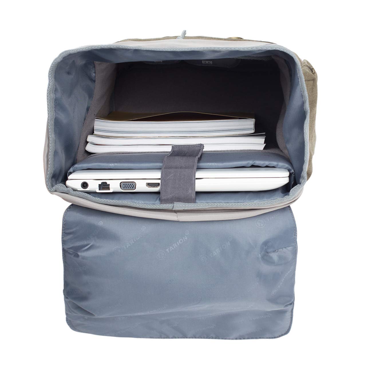 Vintage DSLR Camera Backpack with Laptop Compartment - Waterproof Photography Bag for Travel & Outdoor Shooting