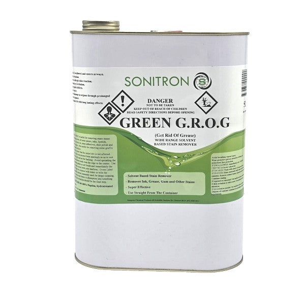 Sonitron Green GROG Carpet Cleaner Pre-Spray Solution | Eco-Friendly Stain Remover for Carpets & Upholstery | Perfect for Home, Office & Pet Stain Removal