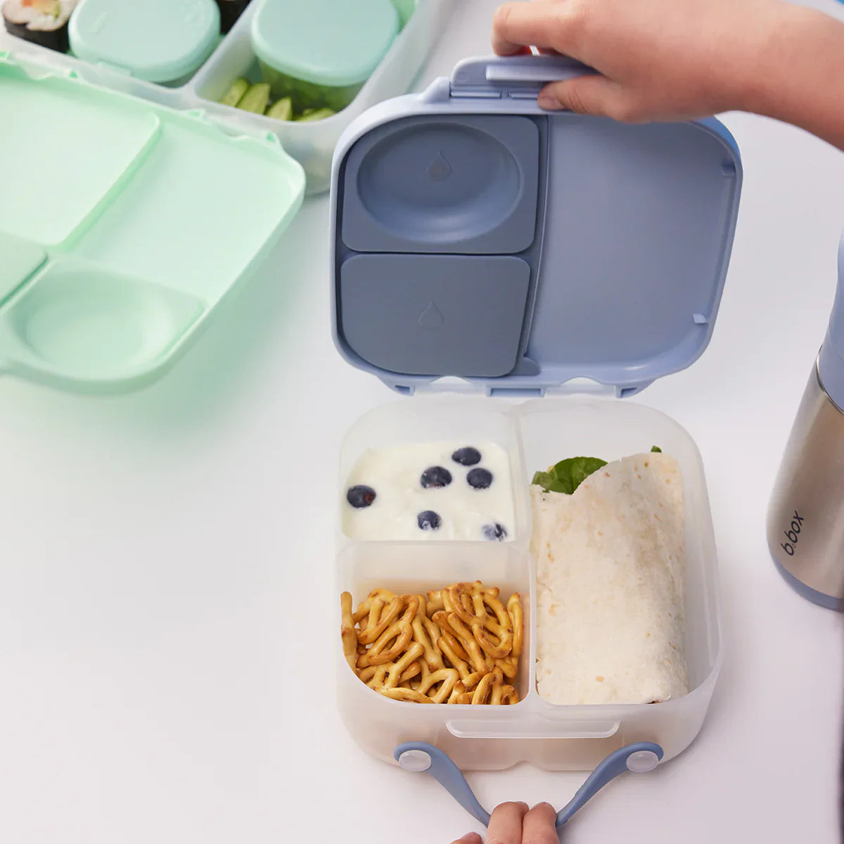 b.box MINI Lunch Box for Kids - Insulated & Leak-Proof Food Container - Perfect for School, Picnics & Travel - BPA-Free & Easy to Clean