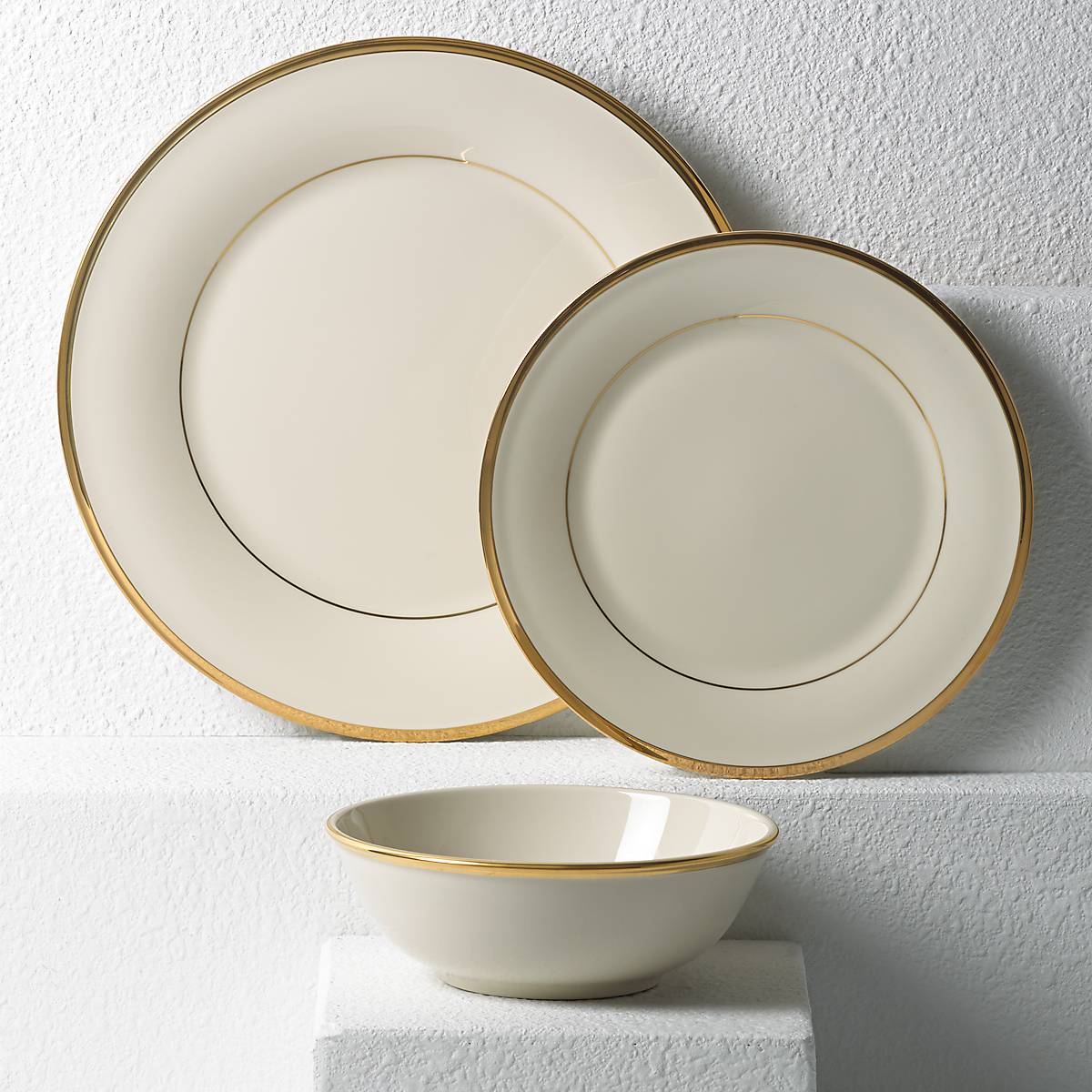 Eternal 3-Piece Dinnerware Set - Elegant Plates, Bowls & Mugs for Everyday Dining, Entertaining & Gifts | Perfect for Home, Restaurant & Wedding Use