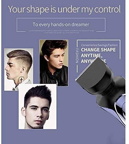 4D Rotary Electric Shaver for Men - Rechargeable Cordless Beard Trimmer with Pop-up Trimmer, Waterproof Wet/Dry Shaving - Perfect for Travel, Gym & Daily Grooming Routine