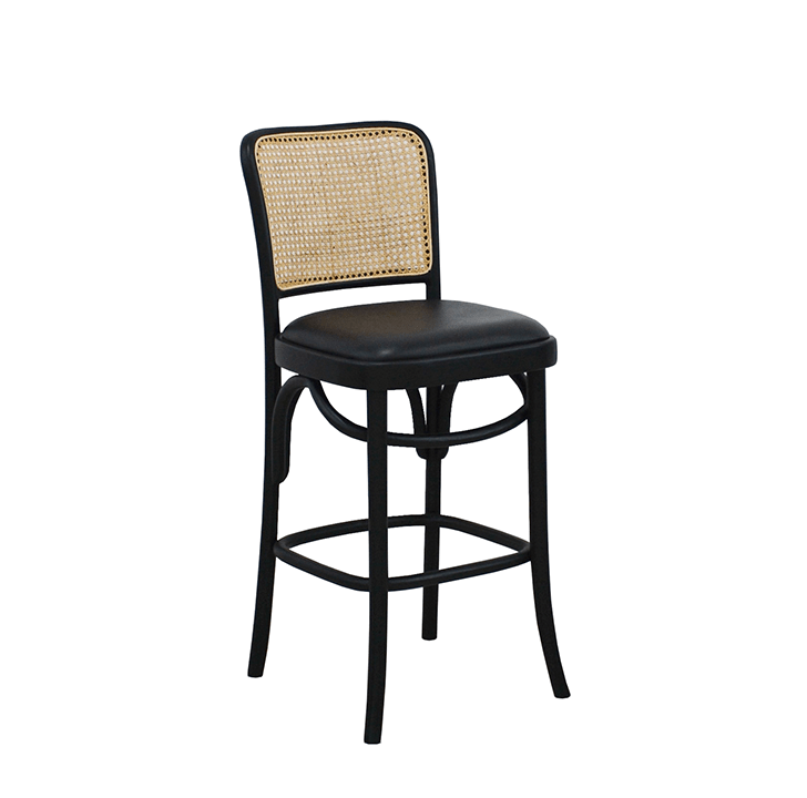 Premium Weston Bar Stool - Adjustable Height Counter Stool with Padded Seat - Modern Kitchen Island & Home Bar Seating for Dining & Entertaining