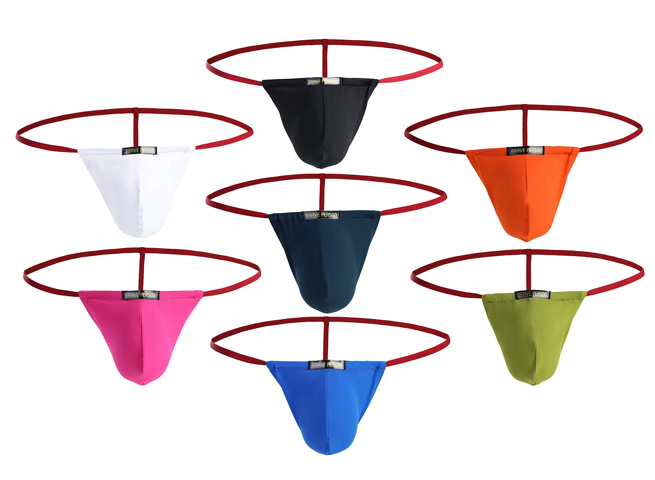 Swbreety Men's Low Rise G-String Thong Underwear - Sexy T-Back Design, Multi-Pack (3/5/7 Pack) - Comfortable & Breathable for Daily Wear, Gym, Sleep & Intimate Moments