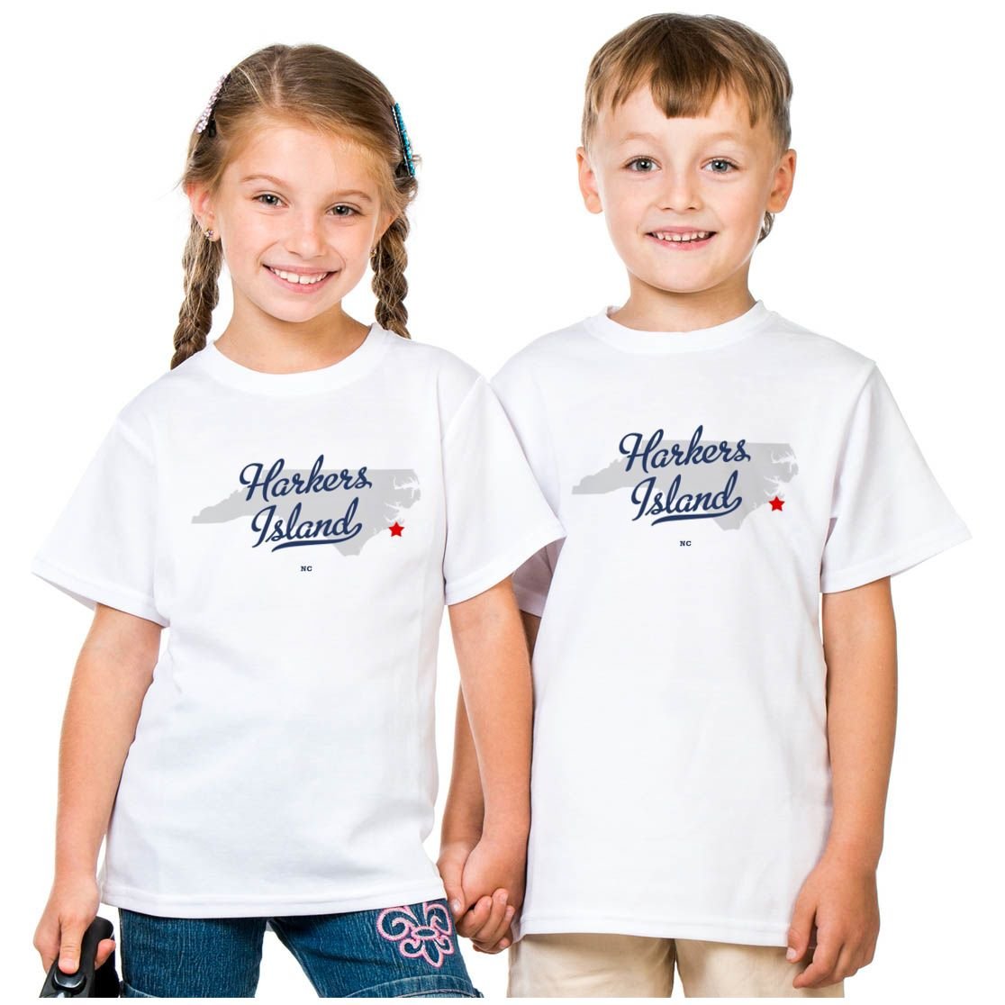 Harkers Island North Carolina T-Shirt - Comfortable Cotton Tee for Men & Women - Perfect for Beach Vacations, Coastal Getaways, and Casual Wear