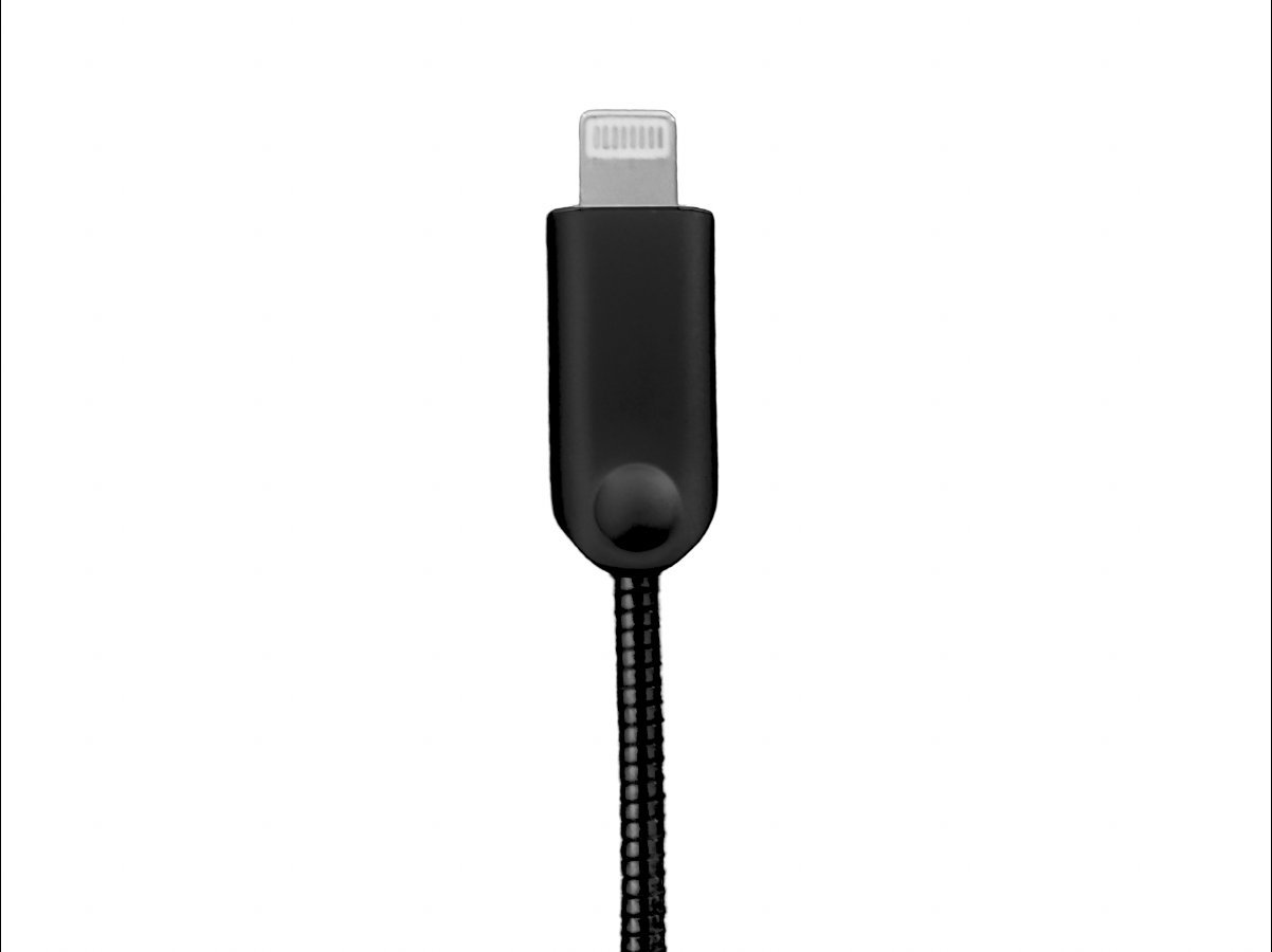Fast Charging iPhone Lightning Cable 2.4A High Speed USB Cable for iPhone 13/12/11/X/8/7 - Durable Nylon Braided & MFi Certified - Perfect for Home, Office, Travel & Car Charging (Black)