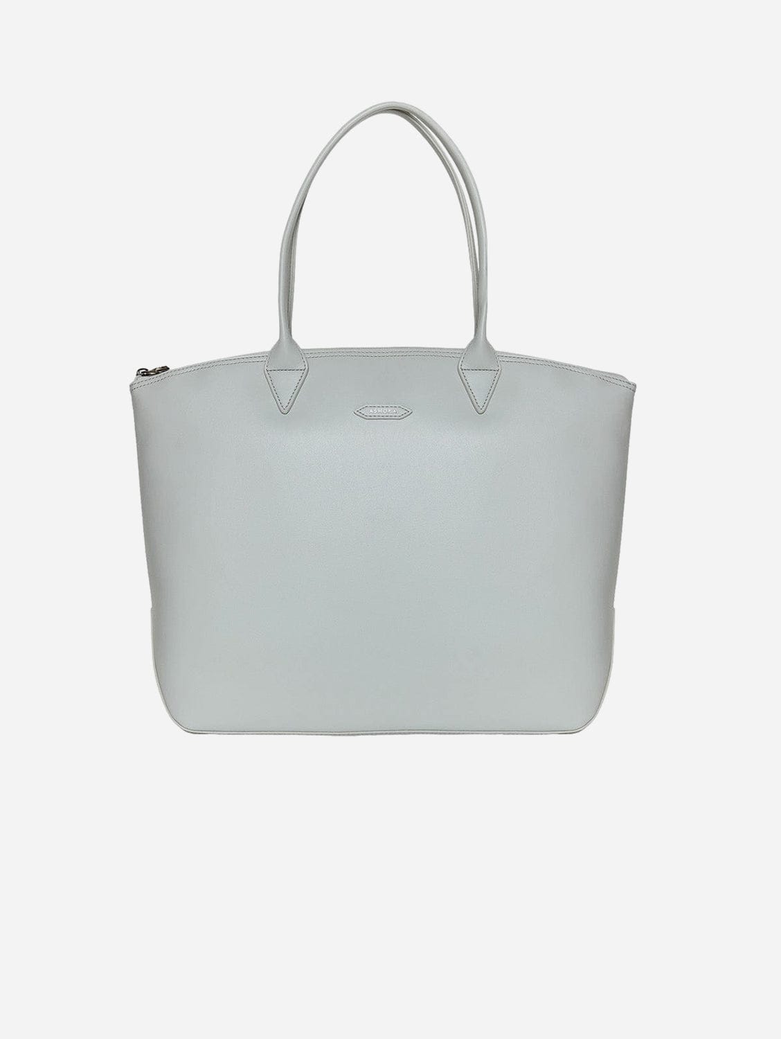 Jolly Apple Skin Vegan Leather Tote Bag - Pearl Grey | Eco-Friendly Women's Handbag for Work, Travel & Everyday Use