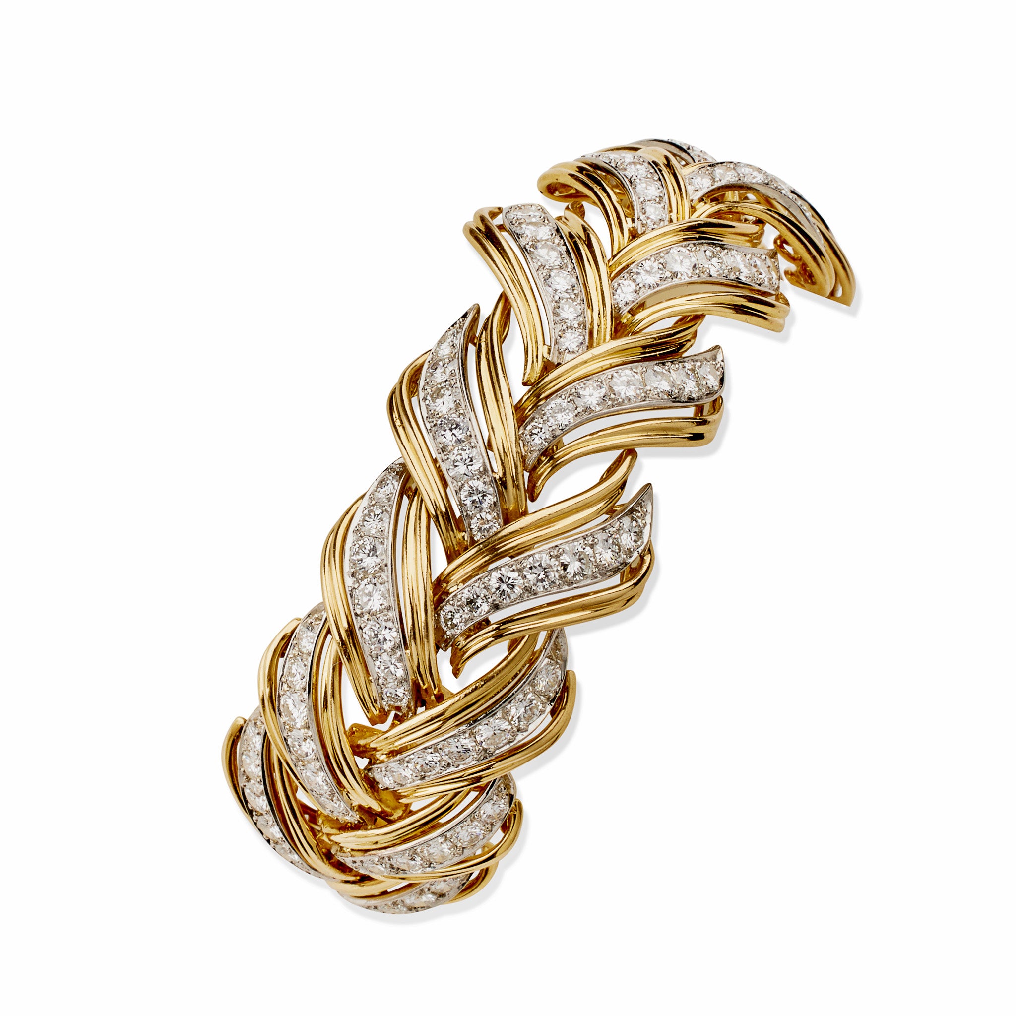 André Vassort 14K Gold Diamond Bracelet for Women - Elegant Luxury Jewelry Gift for Anniversary, Birthday & Special Occasions