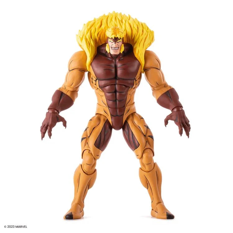 X-Men The Animated Series Sabretooth 1/6 Scale Collectible Action Figure - Perfect for Marvel Fans, Display & Comic Book Collections
