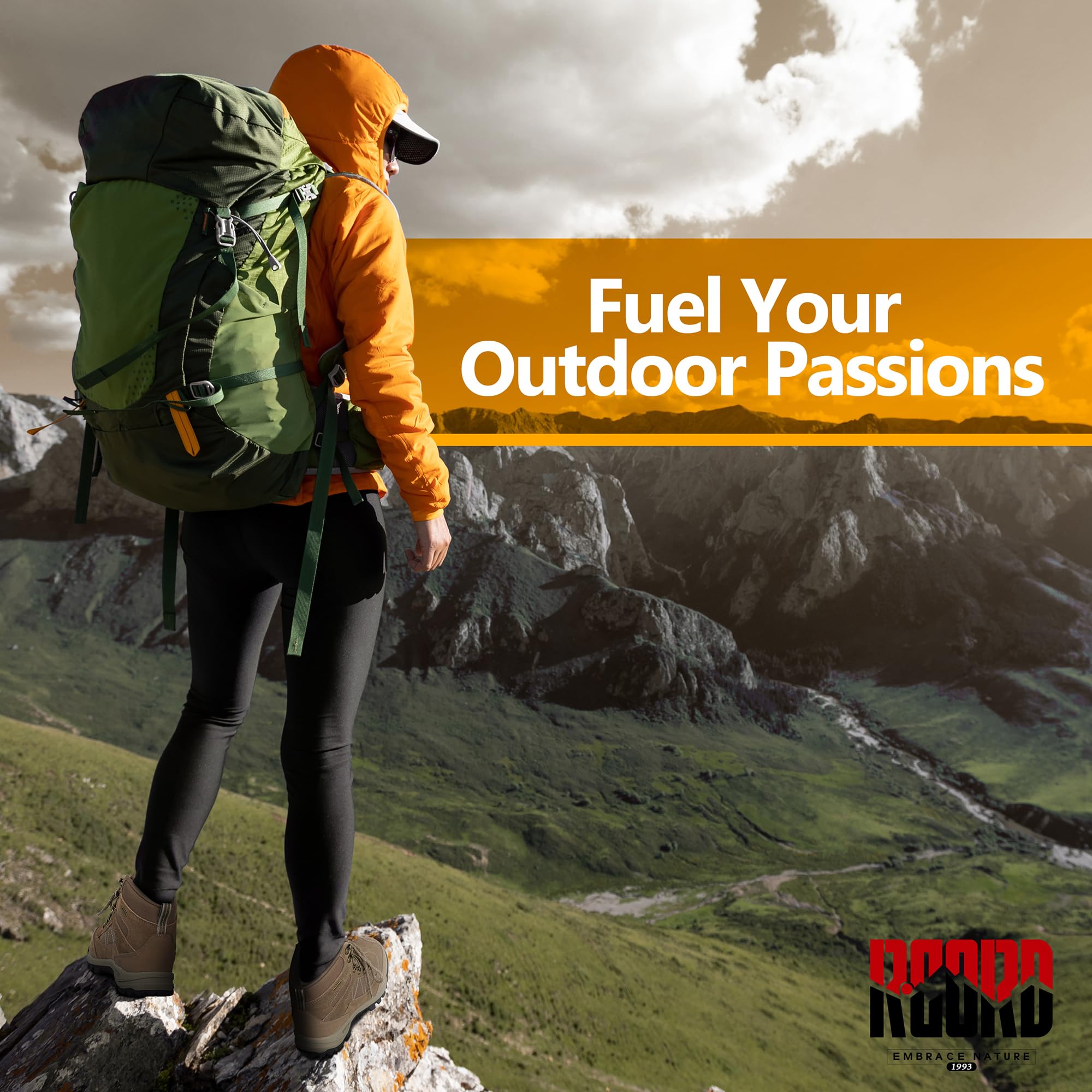 **Waterproof Women's Hiking Boots - Lightweight Outdoor Trekking & Camping Shoes for Trail Walking & Adventure Travel**