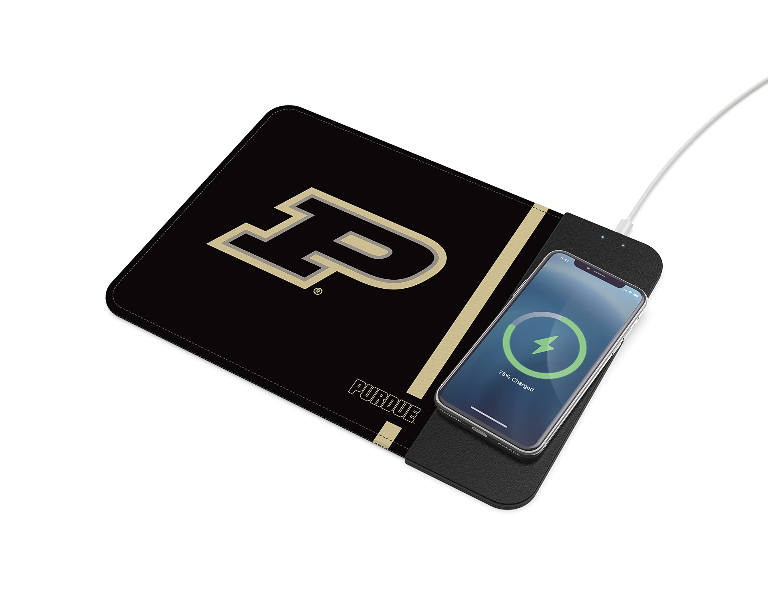 SOAR NCAA Unisex Wireless Charging Mouse Pad with Phone Holder - Perfect for Gaming, Office & Home Workspace Accessories