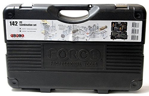 Force 41421 Professional Master Tool Set (142-Piece) - Complete Home & Auto Repair Kit for DIY Projects, Car Maintenance & Household Fixes