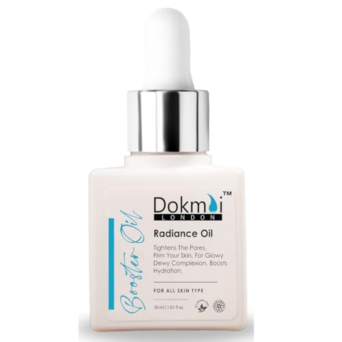 Dokmai LONDON Radiance Booster Oil - Tightens Pores, Firms Skin & Boosts Hydration for Glowy Dewy Complexion - 30ml - Suitable for All Skin Types - Perfect for Daily Skincare Routine & Nighttime Treatment