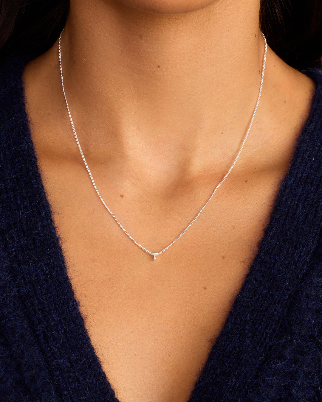 Wilder Mini Alphabet Necklace - Personalized Initial Pendant Jewelry for Women | Perfect Gift for Birthday, Anniversary & Everyday Wear
