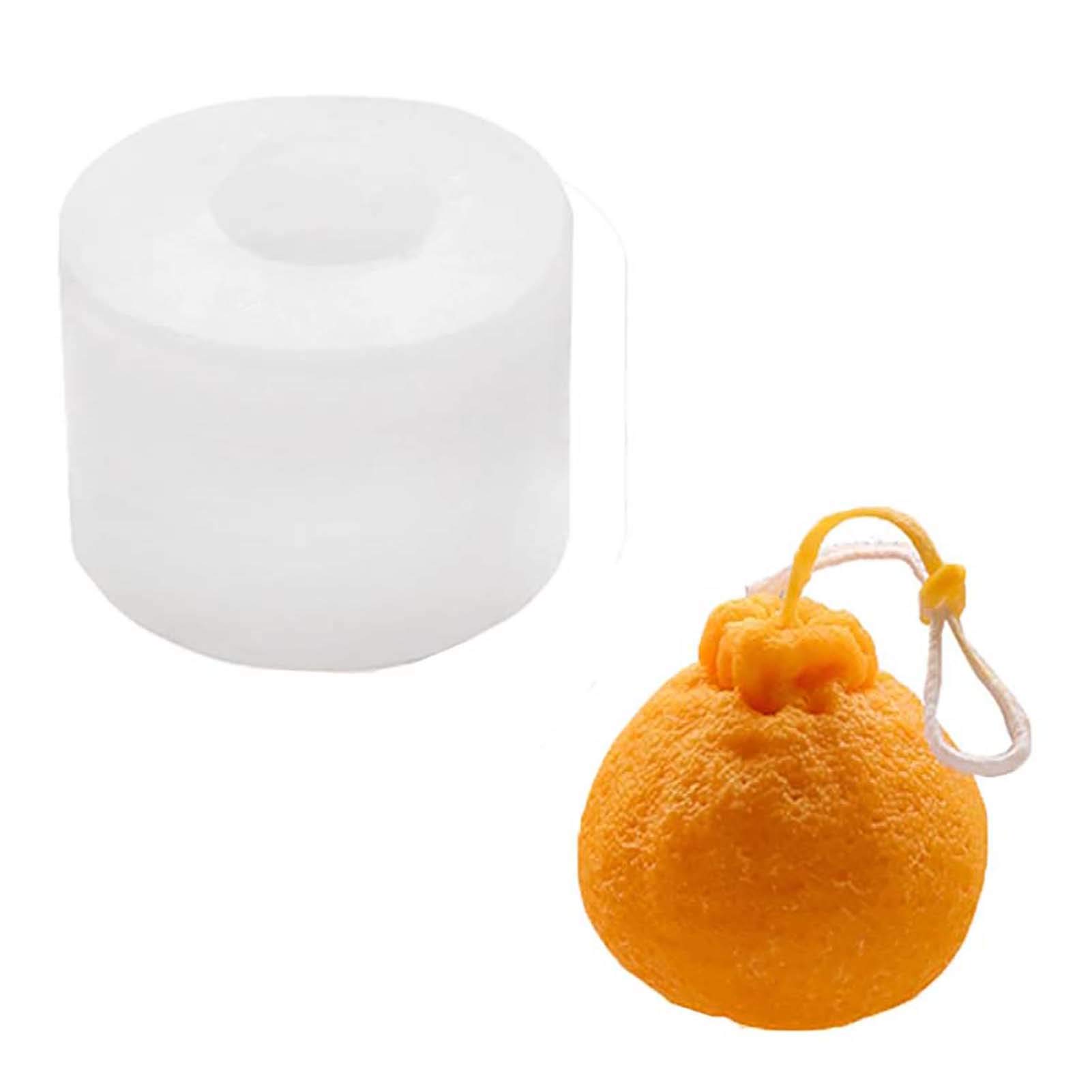 WOPODI Fruit Shaped Silicone Molds - Orange, Lemon, Apple Design for Fondant, Chocolate, Candy, Ice Cubes - Perfect for Cake Decorating, Cupcake Toppers, Dessert Mousse, Biscuits & Muffin Baking - Ideal for Parties, DIY Desserts & Home Baking