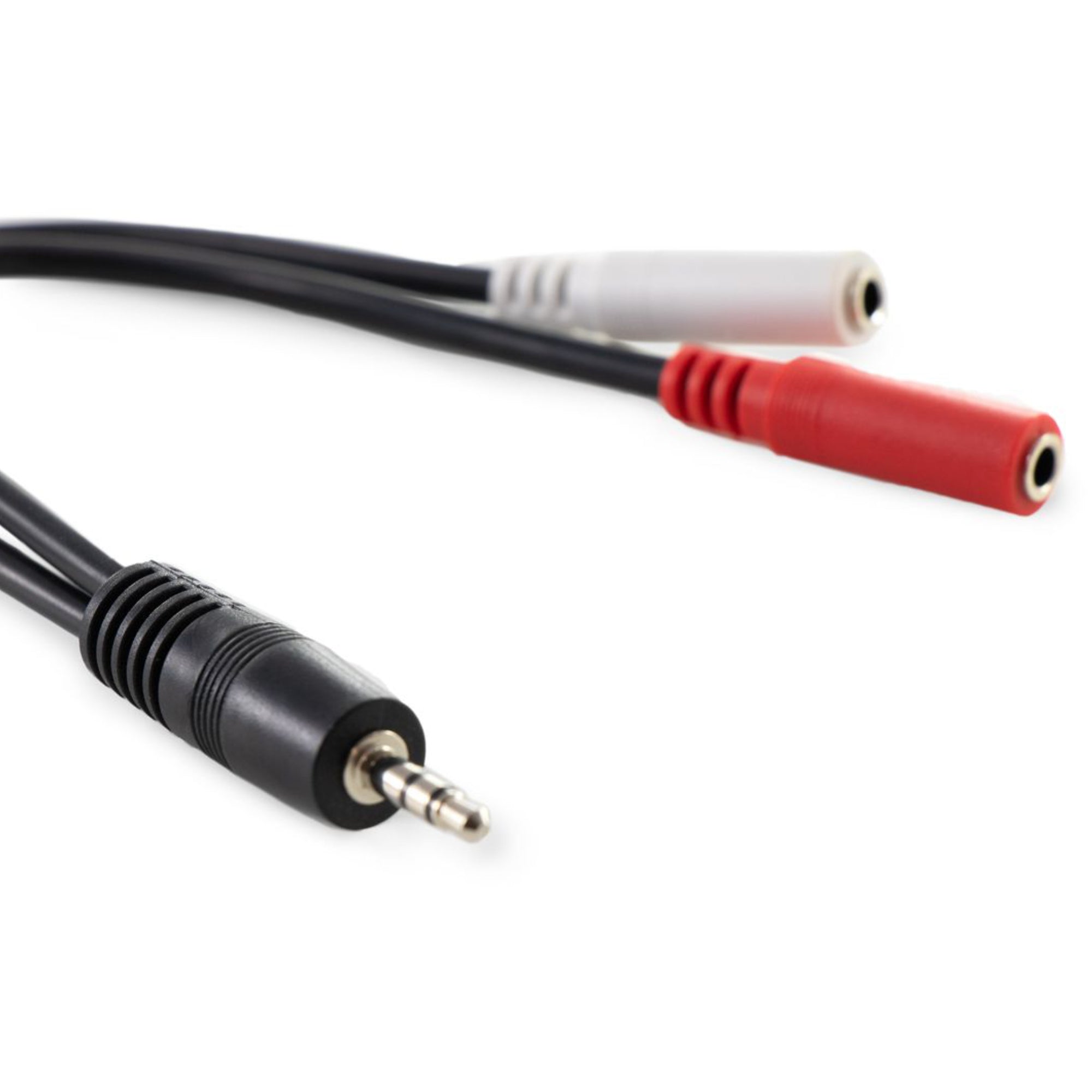 XK 1182 Left/Right Splitter Cable - High-Quality Audio Y Splitter for Headphones & Speakers | Perfect for Gaming, Music, and Home Theater Systems