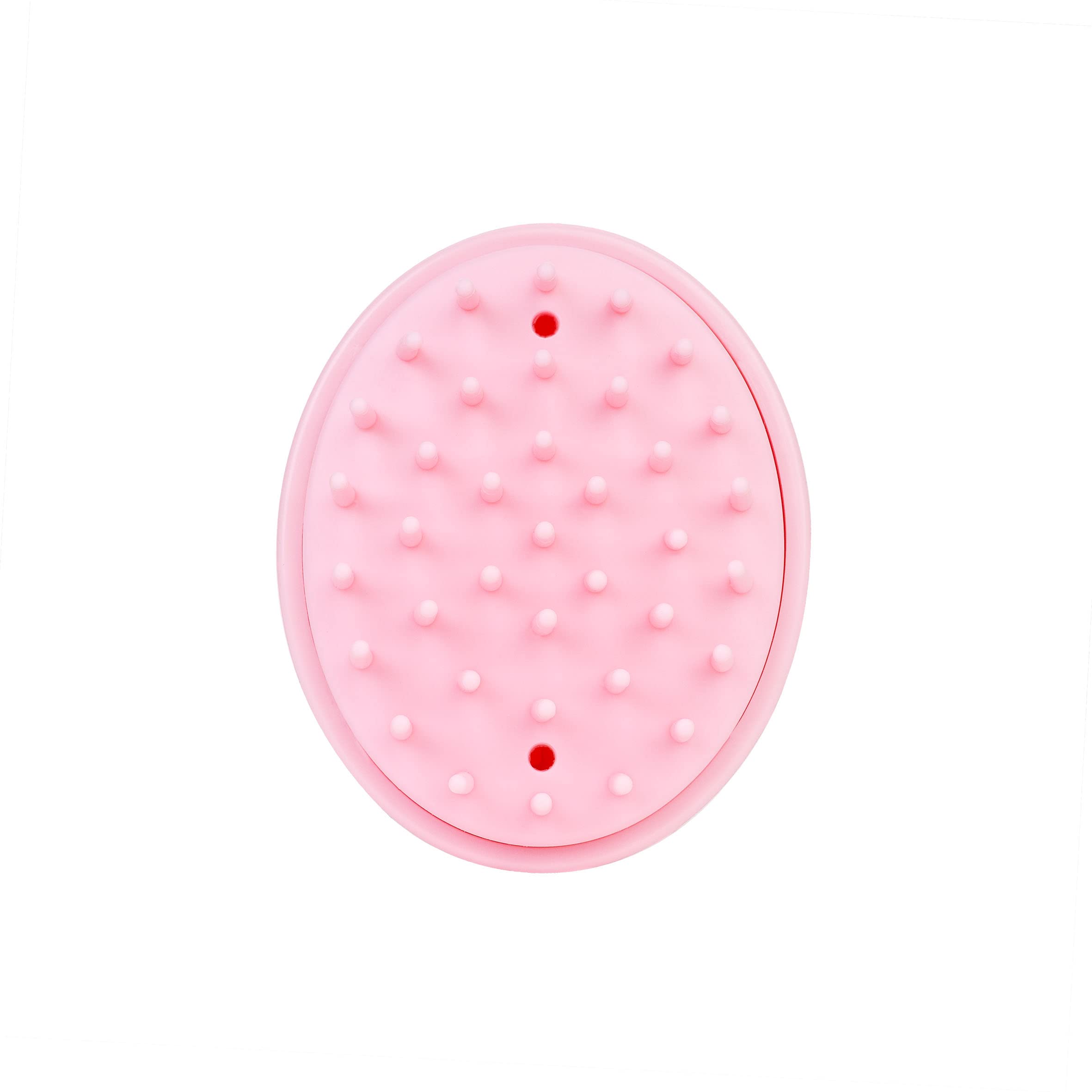 Brushworks Scalp Massaging Brush - Pink Hair Care Tool for Relaxation & Stimulation | Perfect for Shampooing, Styling & Stress Relief at Home or Salon