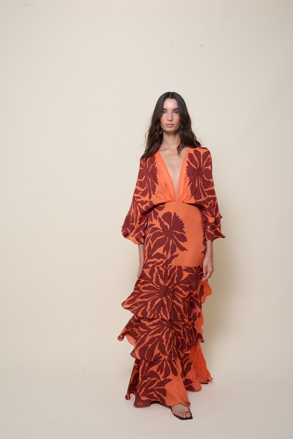 Botanical Poetry Dress - Floral Print Summer Maxi Dress for Women | Perfect for Beach Vacations, Garden Parties & Date Nights