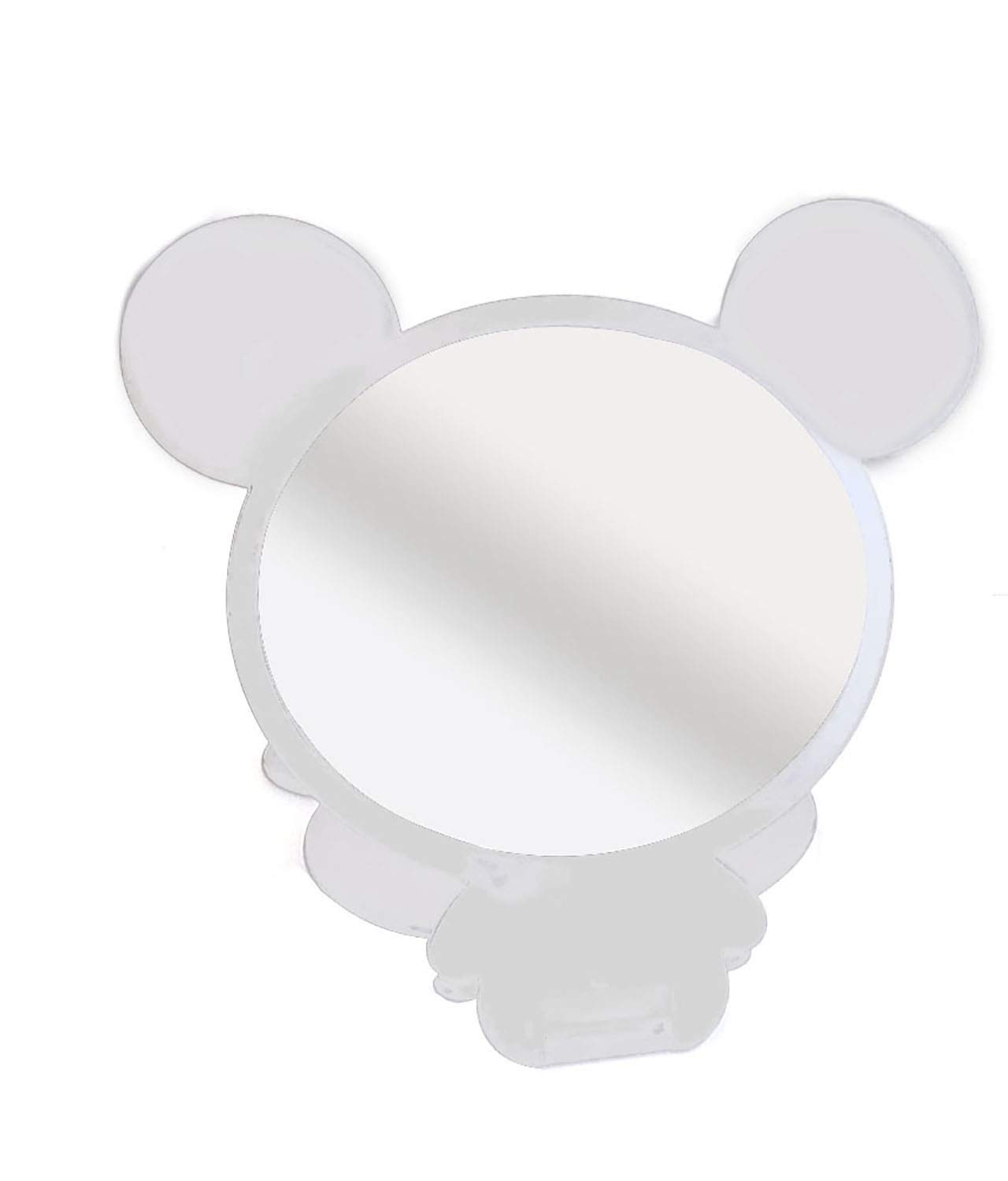 INAAYA Portable Travel Compact Mirror for Kids - Cute Cartoon Design, Lightweight 20g, Pack of 1 - Perfect for School, Travel & Makeup Practice