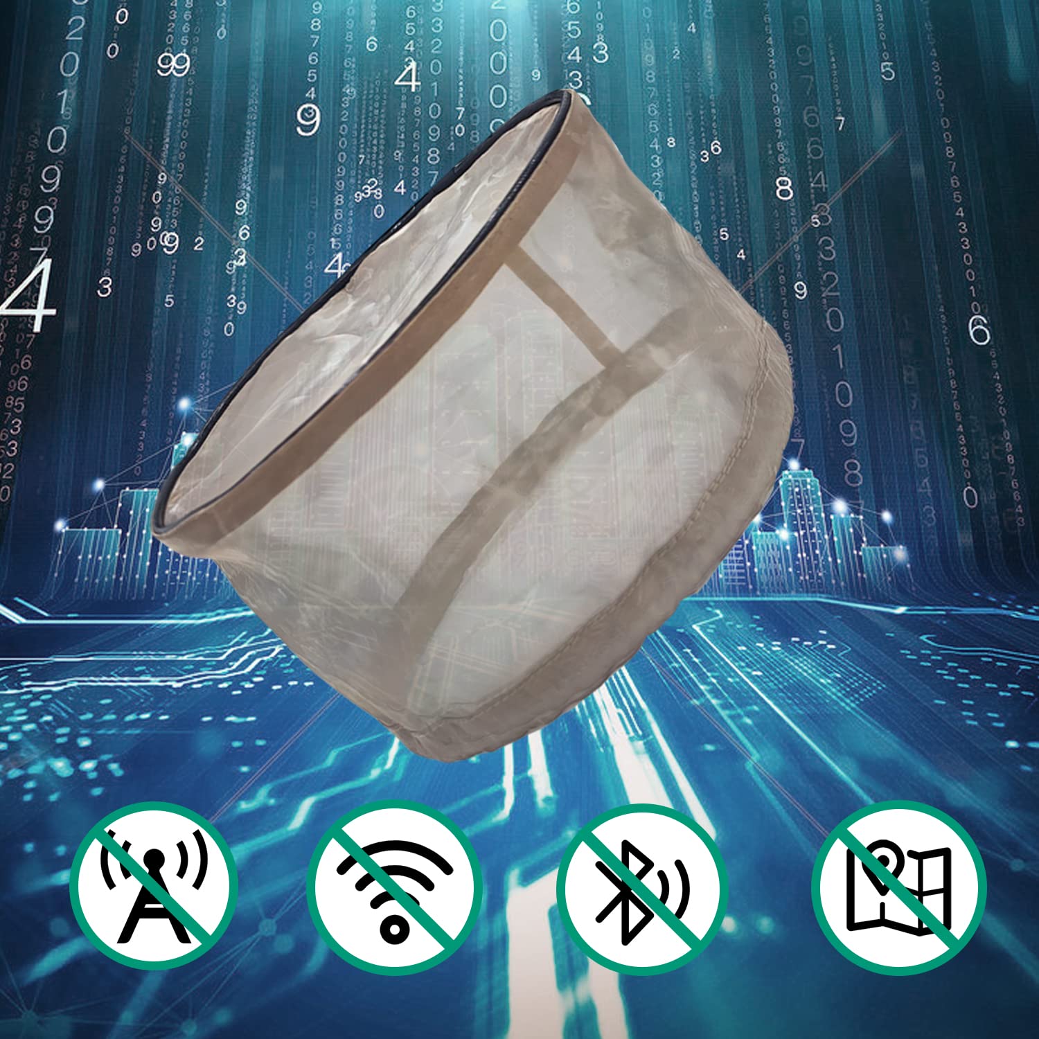 Smart Meter Cover - Adjustable Faraday Cage Protector for Electric Meters, Blocks 5G & EMF Radiation | Home Security & Utility Protection Solution for Smart Homes