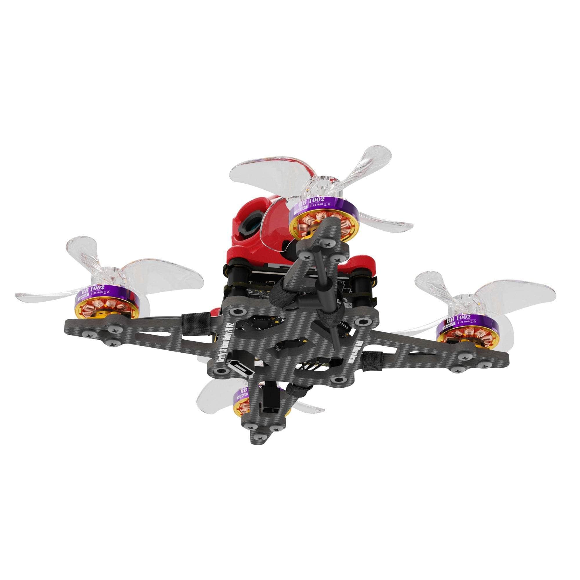Flywoo BNF Firefly FR16 Nano Baby HD V2.0 1S 1.6 Inch Micro FPV Racing Drone with HDZero Whoop Lite & Nano Lite Camera - ELRS 2.4GHz for Indoor Racing, Freestyle Flying, and FPV Training