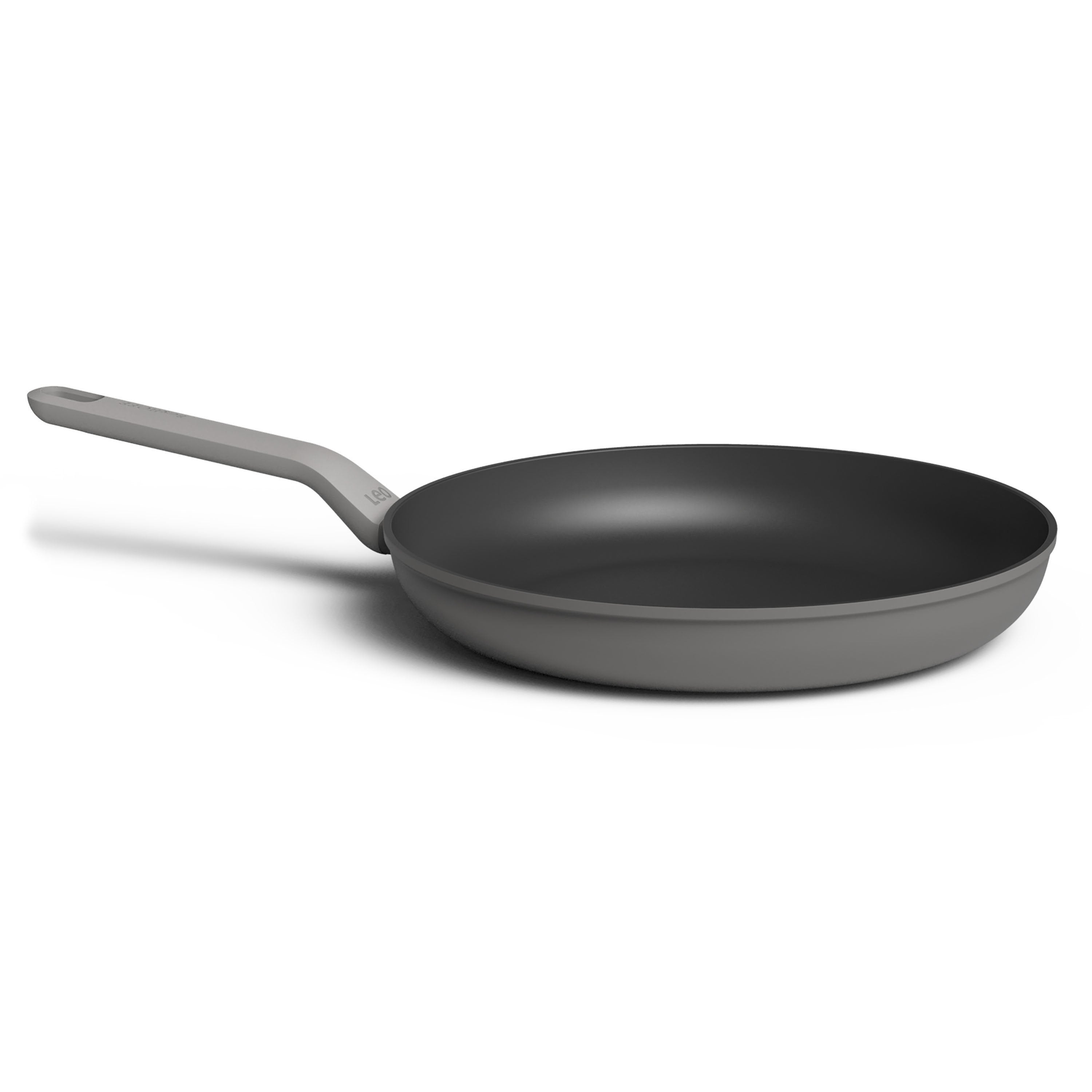 BergHOFF Leo Non-Stick Frying Pan - 10-Inch Grey Skillet for Eggs, Pancakes & Stir Fry | PFOA-Free Ceramic Coating | Oven & Dishwasher Safe | Perfect for Home Cooking & Professional Kitchens