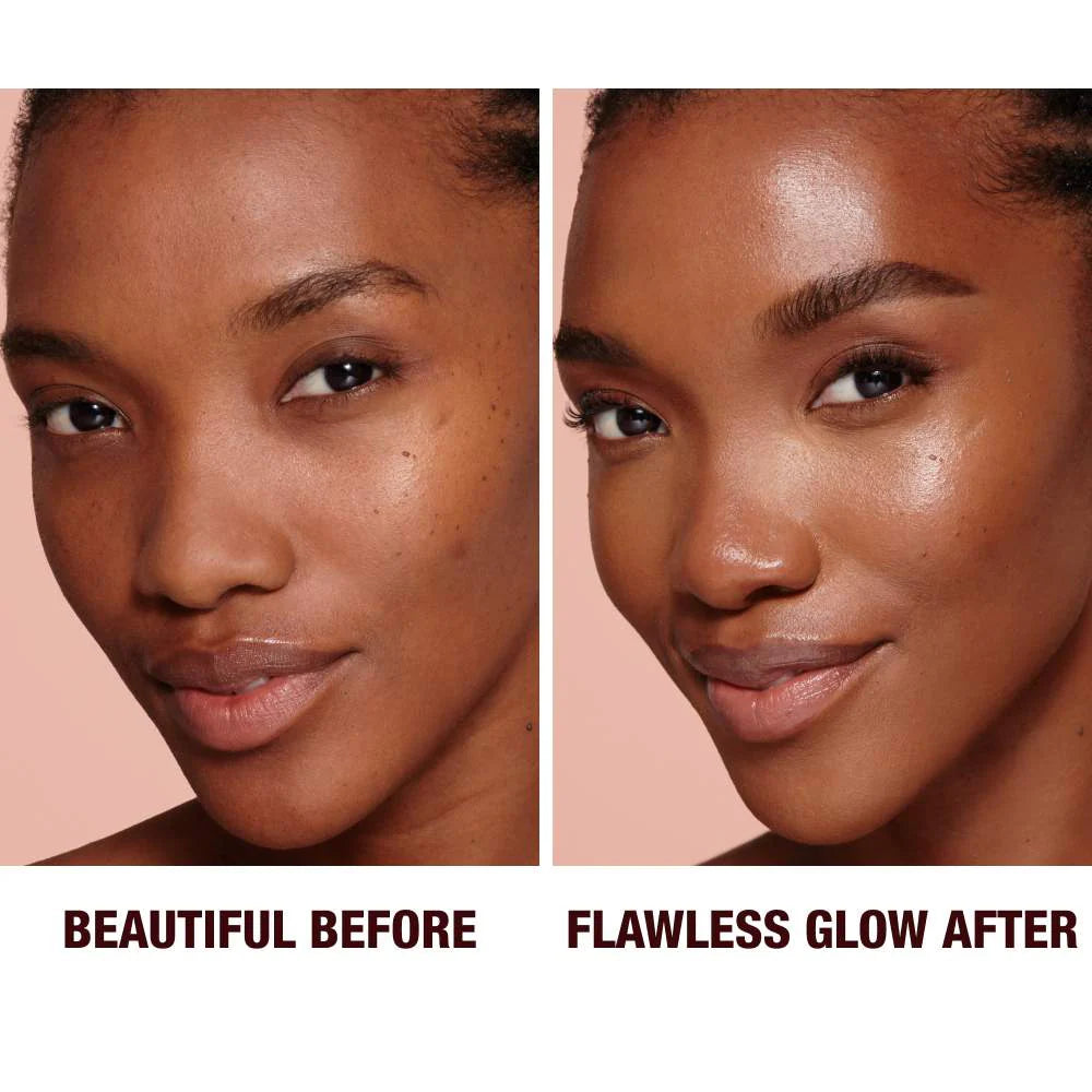 Charlotte Tilbury Hollywood Flawless Filter Radiant Glow Primer - Illuminating Face Base Makeup for Flawless Skin | Perfect for Red Carpet, Photoshoots & Everyday Glow
